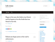 Tablet Screenshot of life-verses.com